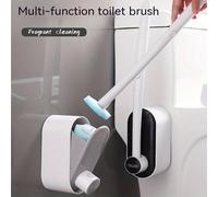 1 pièce Brosse de toilette jetable à montage mural (sans installation de perceuse) avec 8 têtes de brosse. Ou vous pouvez choisir 24 têtes de brosse éponge jetables dans différentes senteurs, têtes de