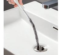 1 pièce Brosse de vidange, brosse de vidange de cheveux de salle de bain, brosse de nettoyage d'évier, brosse de nettoyage de tuyau de vidange, brosse de nettoyage douce, débouchage de drain, brosse d