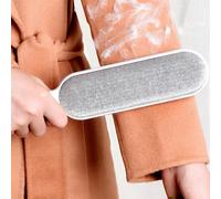 1 pièce Brosse réutilisable anti-poils d'animaux de compagnie à double face - Élimine manuellement les poils statiques des vêtements, canapés, meubles, literie et tapis - Élimine efficacement les poil