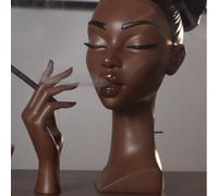 1 pièce Brûle-encens artistique, cette sculpture unique fait également office de brûle-encens, idéal pour un coin de méditation, un bureau à domicile ou comme décoration de salon . Apporte une touche 