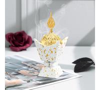 1 pièce Brûleur d'encens en résine de style créatif, porte-bougie pour bureau, décoration de salon, brûleur d'encens de style arabe, décoration de maison, décoration de chambre, décoration de fête et 