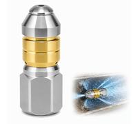 1 Pièce Buse Haute Pression, Buse Nettoyeur Jet d'Égout Acier Inoxydable | Bekecidi Bus en Acier Inoxydable, Bouchon Pulvérisateur Haute Pression,Déboucheur Canalisation, pour Tuyaux et Égouts
