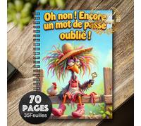 1 pièce Cahier de mots de passe, pour la connexion Internet et l'ordinateur, design mignon version française, planificateur de mots de passe, convient pour la maison ou le bureau, avec des illustratio