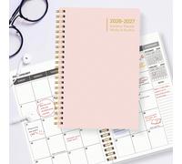 1 pièce Cahier de planification hebdomadaire et mensuelle à spirale 2026-2028, agenda de rendez-vous académique, journal pour améliorer la productivité, convient pour la maison, l'école et le travail,