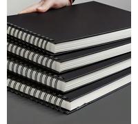 1 pièce Carnet de croquis, papier aquarelle, carnet à spirales supérieures, 1 paquet de 30 feuilles, carnet de croquis sans acide, papier pour dessin et écriture, cahier de croquis de haute qualité A4