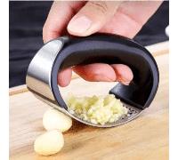 1 pièce,Ce presse-ail en acier inoxydable présente un design ergonomique, facile à utiliser et facile à nettoyer qui minimise l'effort. Convient aux hôtels, restaurants et cuisines domestiques, c'est