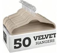 1 pièce Cintre premium floqué, cintre fin en feutre floqué antidérapant, cintre robuste et résistant pour manteaux et costumes, organisateur de rangement pour placard Taille UniqueFer