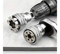1 pièce ouille universelle réglable pour standard métrique 10-19 mm, clés à cliquet 3/8" - 3/4 ouille réglable pour ynamométrique et perceuse électrique entraînement 3/8" 1 pièce4