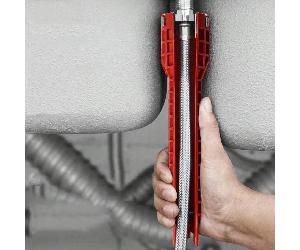 1 pièce Clé lourde à 5 en 1 pour collier de serrage de durit de radiateur - Construction en plastique robuste, conception monobloc avec douille pentagonale et tête de douille pentagonale Taille Unique