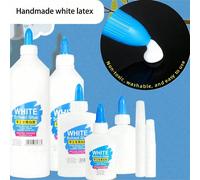 1 pièce Colle blanche PVA lavable à faible odeur et à prise rapide, adhésif artisanal pour slime DIY, papier, modèle, bois, projets scolaires et domestiques 40 ml/flacon,120 ml/flacon,60 ml/flacon,250
