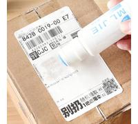 1 pièce Correcteur de papier thermique, correcteur de bordereau de livraison, efficace pour protéger la vie privée, outil de nettoyage, tampon et ouvre-bordereau de livraison tout-en-un, convient pour