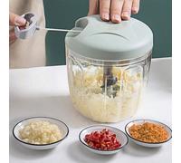 1 Pièce Coupe-légumes Vert, Machine De Découpe Manuelle, Presse-ail Multifonctionnelle, Broyeur À Ail, Presse-ail, Hachoir À Légumes, Concasseur De Fruits Créatif, Presse-ail Manuel, Gadget De Cuisine