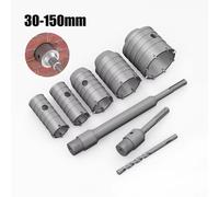1 pièce, couronne de perçage 30-150 mm pour mur en béton, scie cloche SDS PLUS, foret à percussion avec tige ronde, outil de découpe pour ciment et pierre 110mm