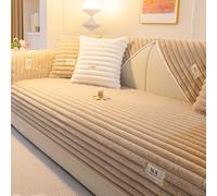 1 pièce Coussin de canapé épais et moelleux pour l'automne/l'hiver, housse de canapé antidérapante, jeté de canapé minimaliste moderne lavable en machine sans peluches ni décoloration, housse de prote