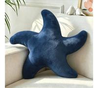 1 pièce Coussin décoratif en fausse fourrure en forme d'étoile de mer, doux. Convient pour le canapé, le lit, la décoration de chambre esthétique. Coussin d'accent pour la chambre, le salon, l'extérie