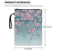1 pièce Couverture de livre thème Sakura avec fermeture éclair, étui de protection rembourré pour livre, couverture de livre de poche, jaquette de livre, protection de livre, sac de livre, sac de livr