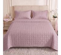 1 pièce Couverture de refroidissement matelassée, couette de climatiseur, couvre-lit d'été léger, couette de couleur pâte de haricot, respirante pour une fraîcheur toute la nuit, douce et confortable,