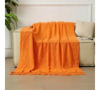 1 pièce Couverture En Tricot , Couverture De Canapé , Couvre-lit , Bureau Sieste Couverture , Fil , Été , Châle , Sieste Couverture Taille UniqueUnicoloreTissu tricoté