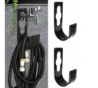 1 pièce Crochet pour tuyau d'arrosage de jardin, support mural en plastique pour tuyau, fournitures pour la maison, jardin et patio, fournitures de jardin, décoration de jardin extérieure, organisateu