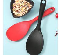 1 pièce Cuillère à riz en silicone résistante à la chaleur et anti-adhésive - Conception ergonomique, durable, facile à nettoyer, convient pour le riz, les salades, les purées de pommes de terre, etc.