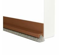 1 pièce de 100 bandes d'étanchéité à brosse pour bas de porte, anti-insectes et insonorisantes, butée de porte auto-adhésive - Marron chuan mendi-30mm-100cm