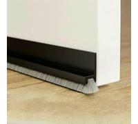 1 pièce de 100 bandes d'étanchéité à brosse pour bas de porte, anti-insectes et insonorisantes, butée de porte auto-adhésive - Noir chuan mendi-30mm-100cm