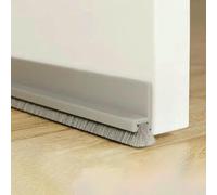 1 pièce de 100 bandes d'étanchéité à brosse pour bas de porte, anti-insectes et insonorisantes, butée de porte auto-adhésive - Gris chuan mendi-30mm-100cm