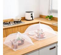 1 pièce de grand couvercle alimentaire pliable, filet de protection alimentaire, tente de filet de cuisine et de camping anti-mouches, filet de protection alimentaire portable, couvercle alimentaire e
