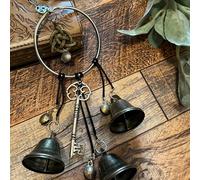 1 pièce Décoration de poignée de porte en forme de cloche, carillon en osier. Décoration pour la maison, la pièce, le mur Taille UniqueFer