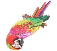 1 Pièce Décoration Toucan Suspendue Style Simple, Rouge, en Fer | Ornement Oiseau Artisanal, Usage Intérieur et Extérieur, pour Clôtures, Rebords, Couloir et Entrée