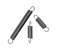 1 pièce diamètre du fil 3 mm, ressort de rappel en traction en acier à haute teneur en carbone, avec crochet à œil demi-cercle, diamètre extérieur 30 mm, longueur 240mm(70-400mm), 3x30x240mm(1pc)