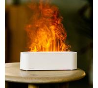 1 pièce Diffuseur d'arôme à flamme mini alimenté par USB 150 ml, humidificateur à flamme ultrasonique, diffuseur d'huiles essentielles portable avec lumières LED, convient pour la maison et le bureau,