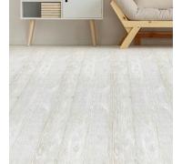 1 pièce Effet de surface rétro, épaissi et mat, autocollant de carrelage de sol effet bois beige antidérapant, résistant à l'eau et à l'abrasion pour la décoration de la maison, autocollants, décalcom
