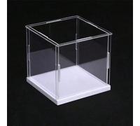 1 pièce Élégant cabinet d'affichage en acrylique transparent avec porte, boîte d'affichage assemblée - Solution de rangement multifonctionnelle anti-poussière, convenant pour les collections, les chau