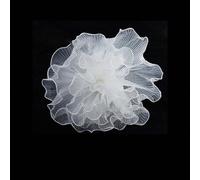 1 pièce Emballage cadeau de bouquet floral en filet plissé, parfait pour les festivals, les mariages, les anniversaires, la décoration d'emballage de fleuriste, la rentrée scolaire, la Saint-Valentin 
