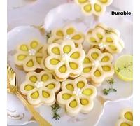 1 pièce Emporte-pièce à biscuits en forme de fleur 3D - Convient pour les biscuits sandwich, les biscuits à la confiture, la décoration de gâteau pour le Nouvel An/la Saint-Valentin - Fournitures de c