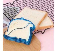 1 pièce Emporte-pièce à sandwich thème dinosaure, moule à pain et toast, convient pour la décoration de boîte à lunch ; 1 pièce Outil de découpe de pain en forme de dinosaure, moule à gâteau mignon en