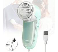 1 pièce Épilateur électrique à tissu/à peluches, épilateur à peluches portable alimenté par USB, rasoir à tissu, élimine facilement les peluches, les charpies et les bouloches des vêtements ABS
