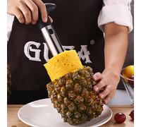 1 pièce Éplucheur d'ananas de couleur aléatoire, coupe-ananas en acier inoxydable, couteau à fruits en plastique, éplucheur multifonction en spirale Taille UniqueAcier inoxydable