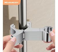 1 pièce Étagère de douche ajustable sans perçage pour salle de bain, support amovible et universel, en matériau ABS, nouveau produit de l'année, cadeau de la Saint-Valentin ABS