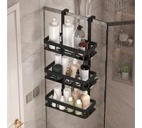 1 pièce Étagère de rangement suspendue à 2/3 niveaux pour salle de bain, organisateur de salle de bain sans trou, étagère de rangement suspendue multifonction à 3 niveaux, pour l'organisation et le ra