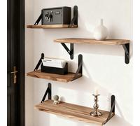 1 pièce Étagère murale en bois créative, Étagère de rangement murale pour salon et chambre à coucher, Décoration d'intérieur 30 cm,40 cm,50 cm,30 cm + 40 cm + 50 cmbois