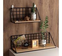 1 pièce Étagère murale en fer, durable et à haute capacité de charge, organisateur de rangement mural pour la salle de bain pour les articles de toilette et les cosmétiques, accessoires de salle de ba