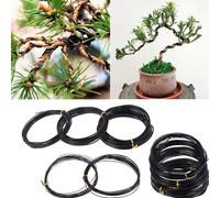 1 pièce Fil de support de plante Bonsaï Fil de formation Bonsaï Accessoires de jardin en aluminium anodisé pour formes de plantes 6 tailles 1mm*5m,1.5mm*5m,2mm*5m,3mm*5m,2.5mm*5m,3.5mm*5mAluminium