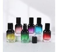 1 pièce Flacon de parfum vaporisateur en verre rechargeablegradient de 20 ml - vaporisateur de brume vide, portable, réutilisable, distributeur de parfum cosmétique, mini-conteneur d'huiles essentiell