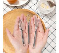 1 pièce Fouet mini en acier inoxydable œuf classique pour cuisine L,M,SAcier inoxydable