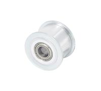 1 pièce Galet tendeur lisse HTD5M-15 pour courroie crantée, largeur de gorge 16mm, alésage 8mm, alliage d'aluminium, pour machines industrielles