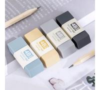 1 pièce Gomme simple, papeterie de nettoyage douce de haute qualité, sac de papeterie, gomme de crayon pour école et bureau, gomme à dessin, gomme d'art, nettoie et efface sans endommager le papier, c