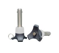 1 pièce Goupille à dégagement rapide bille avec poignée en nylon, tige 8mm | Goupille à verrouillage à bille, Goupille de retenue à ressort, Goupille d'indexation, Goupille de positionnement
