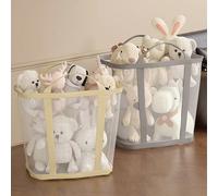 1 pièce Grand panier à linge pliable, bac de rangement pour vêtements pour la maison, organisateur de jouets, panier à linge mural de salle de bain, collecteur de couches pour enfants Taille UniquePol